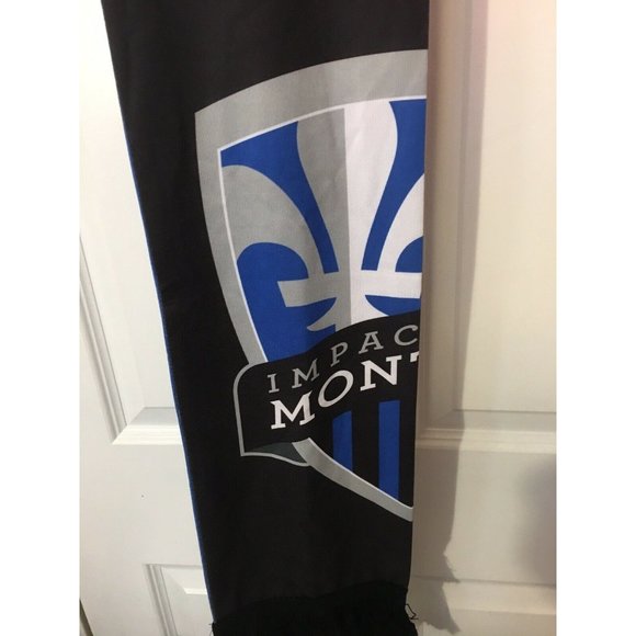 NEW Adidas‎ MLS Impact Montreal Tassel Winter Knit Scarf NWT - Picture 1 of 6